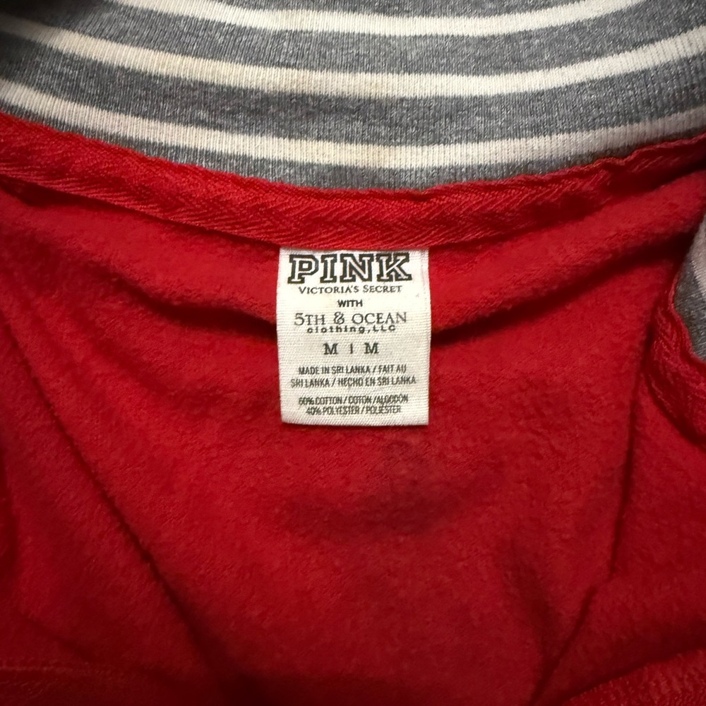 Red Badgers zip sweatshirt pink VS medium - Picture 4 of 5